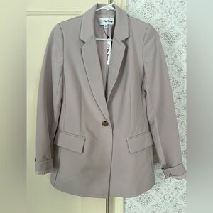 Light purple button front blazer nwt